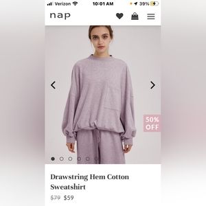 NAP women's sweat set